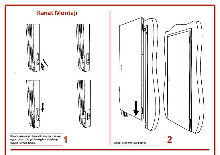 Yangın Kapısı Kanat Montajı