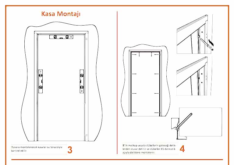 Yangın Kapısı Kasa Montajı