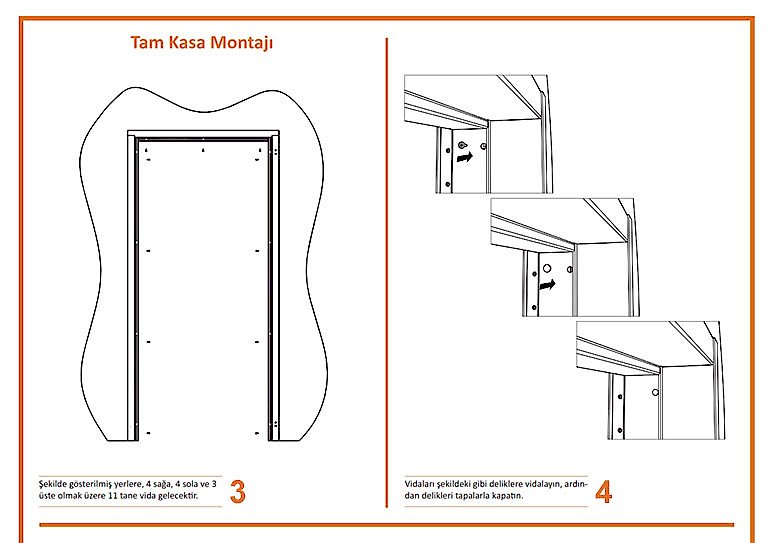 Dimak Tam Kasa Yangın Kapısı Montajı