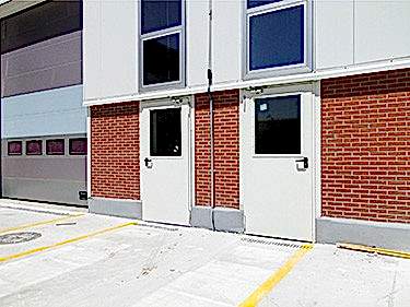 Camlı Yangın Kapısı Kasa Kanat