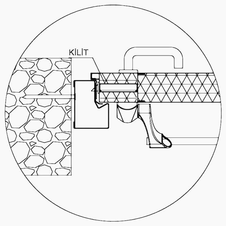 Blok Kasa Yangın Kapısı